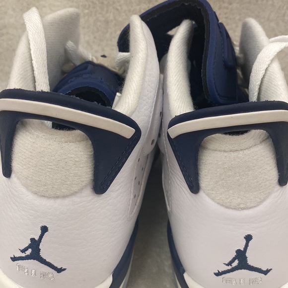 Air Jordan 6 Retro (GS) White/Midnight Navy - Size 6Y - Picture 5 of 12